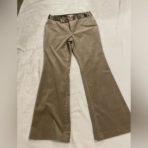 Banana Republic Flared Leg Velour Ladies Slacks
